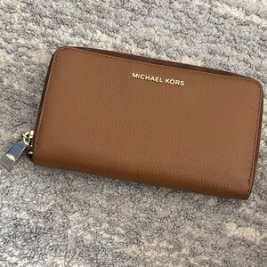 Michael Kors Tan Leather Wallet